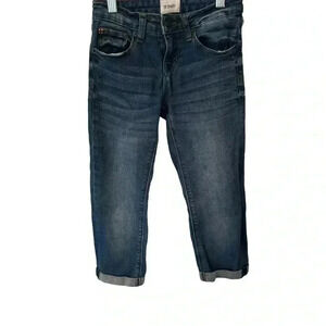 Hudson jeans kids size 7 unisex. Straight leg cuffed hem perfect condition